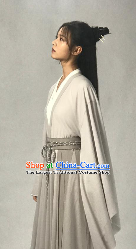 TV Series Sword Snow Stride Jiang Xi Garments Chinese Ancient Swordswoman Clothing Wu Xia Young Woman Dress Costume