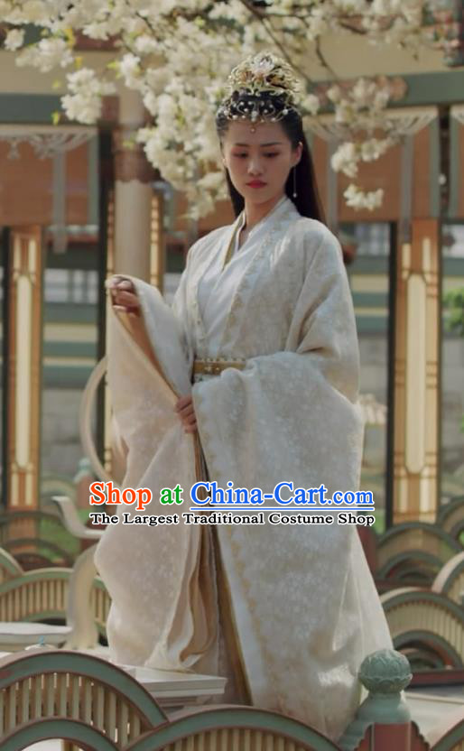 Chinese Qie Shi Tian Xia Hua Chun Ran Replica Costume Wuxia TV Series Clothing Ancient Princess Dress Garments