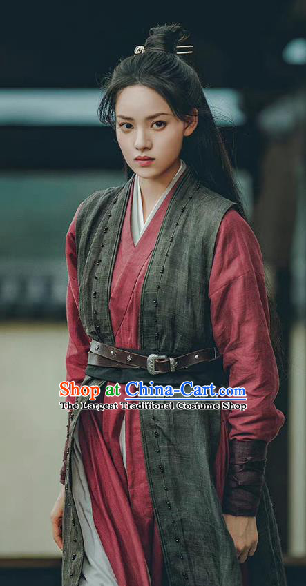 TV Series Sword Snow Stride Replica Costumes Chinese Ancient Female Assassin Clothing Wuxia Swordswoman Garment