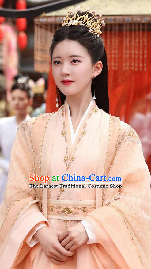 Chinese Wuxia TV Series Qie Shi Tian Xia Feng Xi Yun Dresses Royal Princess Garment Costumes Ancient Monarchess Clothing