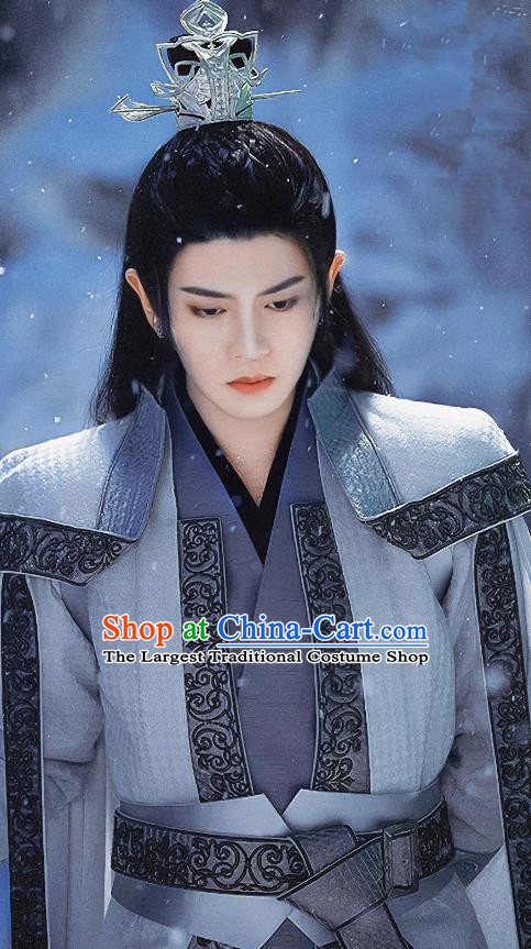Xian Xia TV Series General Apparel The Blue Whisper Childe Chang Yi Garment Costumes Chinese Ancient Swordsman Clothing
