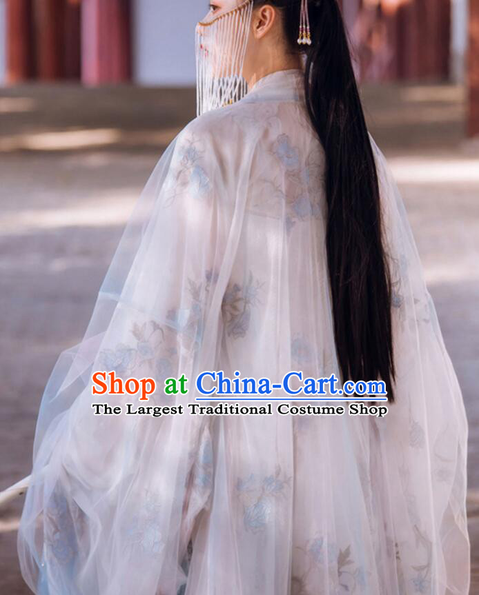 Chinese Tang Dynasty Princess Ruqun Dresses Traditional Hanfu Clothing Ancient Fairy Garment Costumes Complete Set