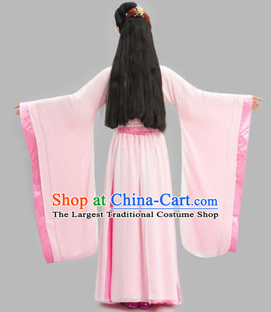 Chinese Ancient Goddess Clothing Han Dynasty Princess Garment Costumes Traditional Pink Hanfu Dress