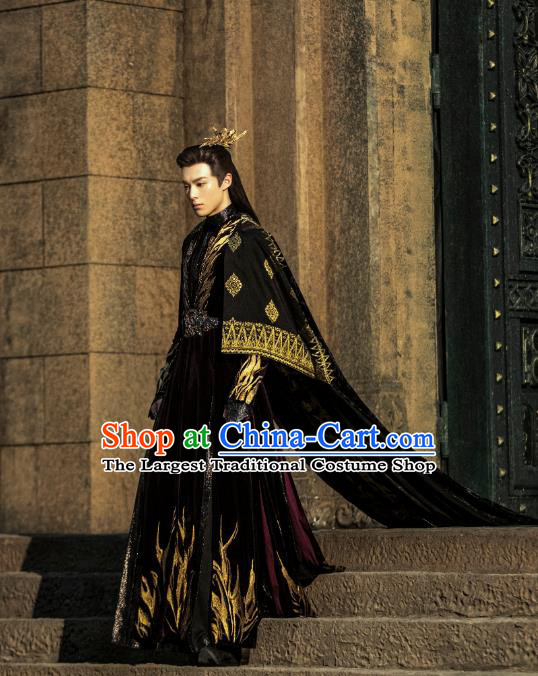 Love Between Fairy and Devil Chinese Xian Xia TV Series Fearsome Lord Devil Dong Fang Qing Cang Dylan Wang Garment Costumes