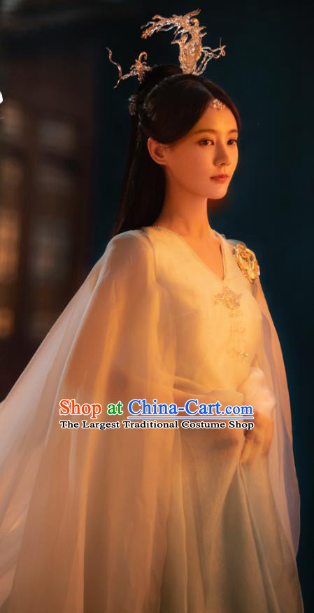 Chinese Ancient Lord Arbiter Dresses Xian Xia TV Series Love Between Fairy and Devil Goddess Si Ming Garment Costumes