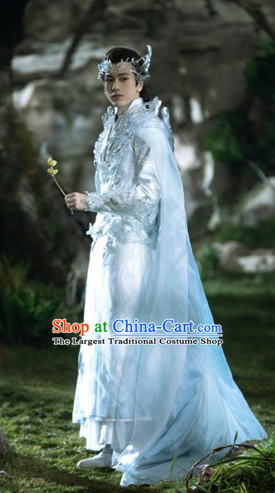 Chinese Ancient God of War Clothing Xian Xia TV Series Love Between Fairy and Devil General Chang Heng Garment Costumes