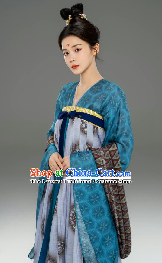 Chinese TV Series Love Between Fairy and Devil Clothing Ancient Princess Garment Costumes Traditional Tang Dynasty Beauty Hanfu Dress