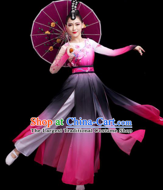 Chinese Umbrella Dance Clothing Women Group Dance Outfit Classical Dance Costume Fan Dance Dress