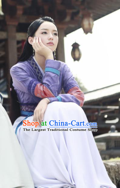 Chinese Ancient Swordswoman Garment Costumes Traditional Wu Xia Series Lively Girl Hanfu Clothing Word Of Honor Gu Xiang Dresses