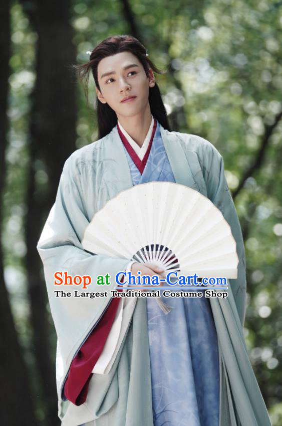 Chinese Ancient Swordsmen Garment Costumes Traditional Noble Childe Hanfu Clothing Wu Xia Series Word Of Honor Wen Kexing Apparels
