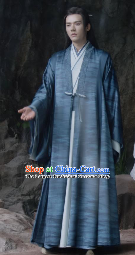 Chinese Ancient Swordsman Costumes Traditional Wu Xia Childe Hanfu Clothing Drama Series Word Of Honor Wen Kexing Garments