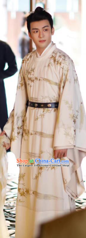 Chinese Romance Series Rebirth For You Li Qian Replica Costumes Ancient Imperial Guard Clothing Traditional Prince Robe Garments