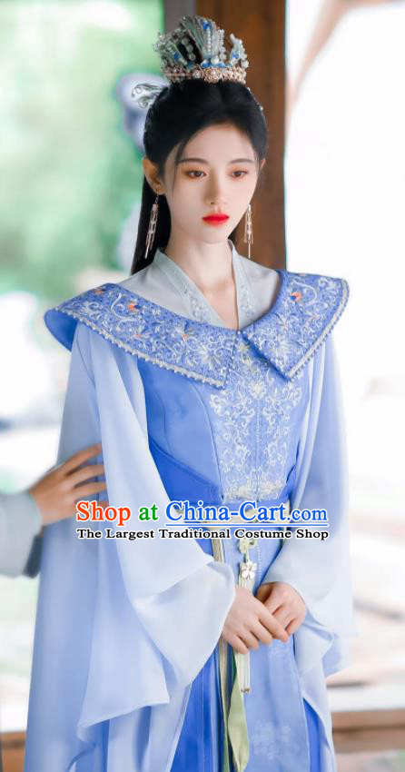 Chinese Romance Series Rebirth For You Jiang Bao Ning Replica Costumes Ancient Hanfu Dress Princess Jia Nan Garments and Headpieces