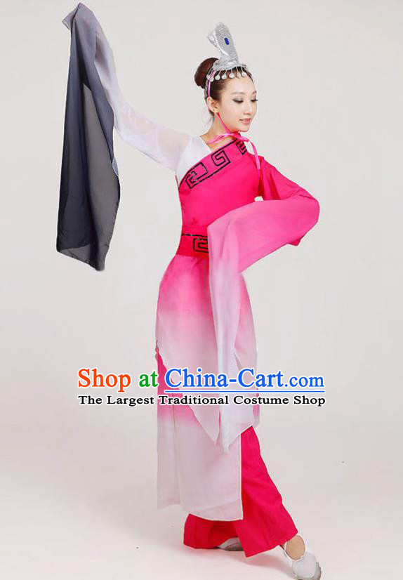 China Classical Dance Clothing Water Sleeve Mengenta Dance Costume Umbrella Dance Dress Outfits