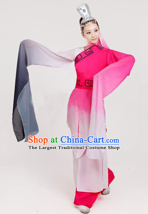 China Classical Dance Clothing Water Sleeve Mengenta Dance Costume Umbrella Dance Dress Outfits