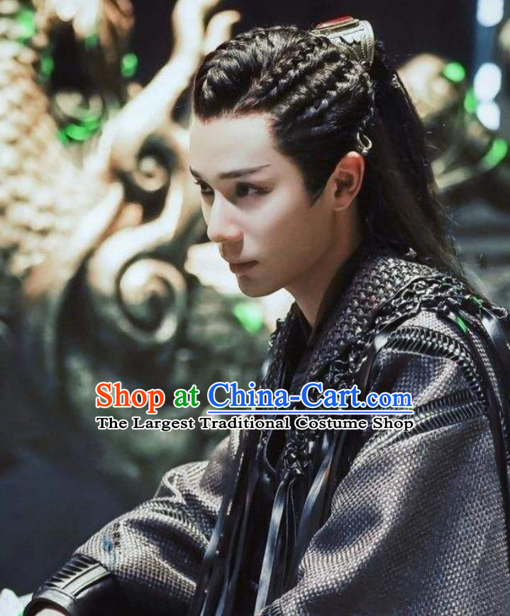 Chinese Cosplay Xie Wang Black Clothing Wu Xia Series Word Of Honor Scorpion King Apparels Ancient Swordsman Garment Costumes