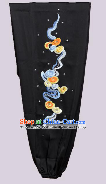 Best Kung Fu Costumes Traditional Competition Clothing Embroidered Dragon Black Outfit Martial Arts Changquan Uniforms