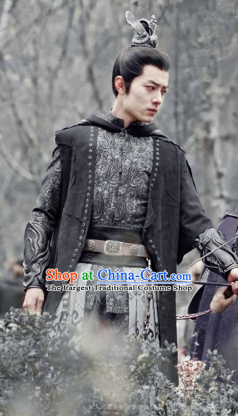 Chinese Traditional Royal Prince Garments TV Series The Wolf Ji Chong Costumes Ancient Young General Clothing