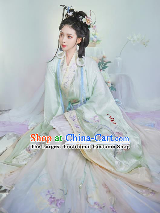 Chinese Traditional Hanfu Ruqun Clothing Ancient Royal Princess Dress Northern and Southern Dynasties Beauty Costumes Complete Set