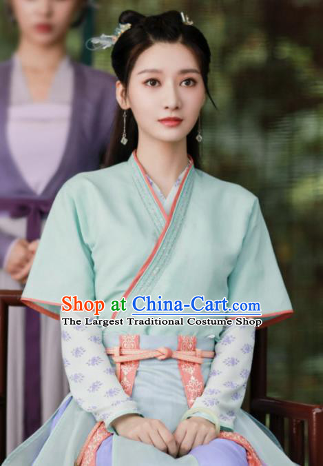 Chinese Traditional Hanfu Dress Garments Romance Series Rebirth For You Gao Miaorong Replica Costumes Ancient Young Lady Clothing