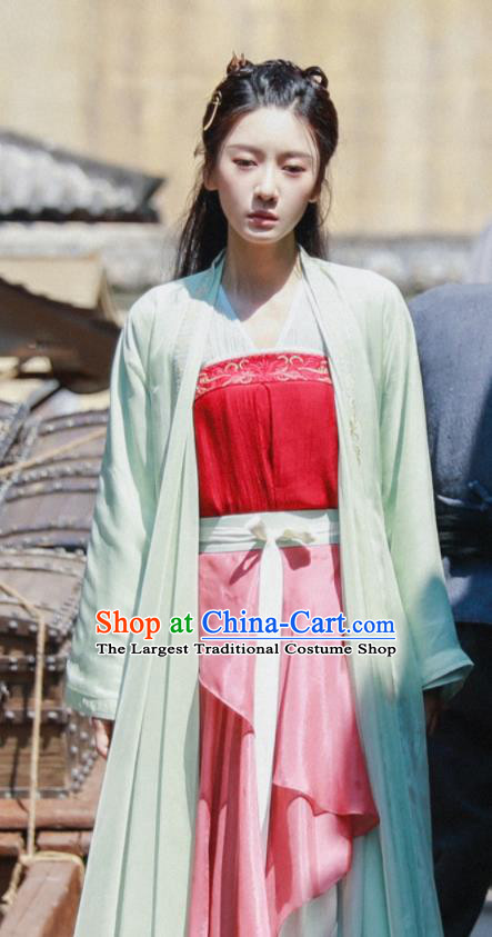Chinese Traditional Song Dynasty Dress Garments Drama Series Rebirth For You Gao Miaorong Replica Costumes Ancient Noble Lady Clothing