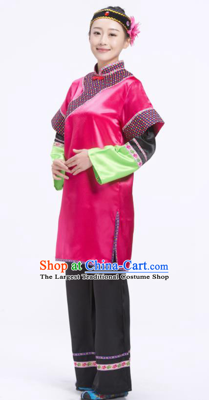 Chinese Ancient Landlord Shiva Clothing Lantern Festival Yangko Performance Outfits Folk Dance Costumes