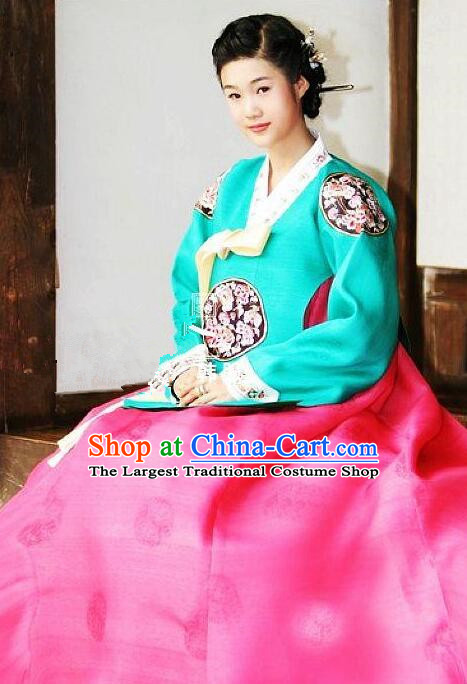 Korean Traditional Tangyi Dress Court Garment Costumes Royal Empress Hanbok