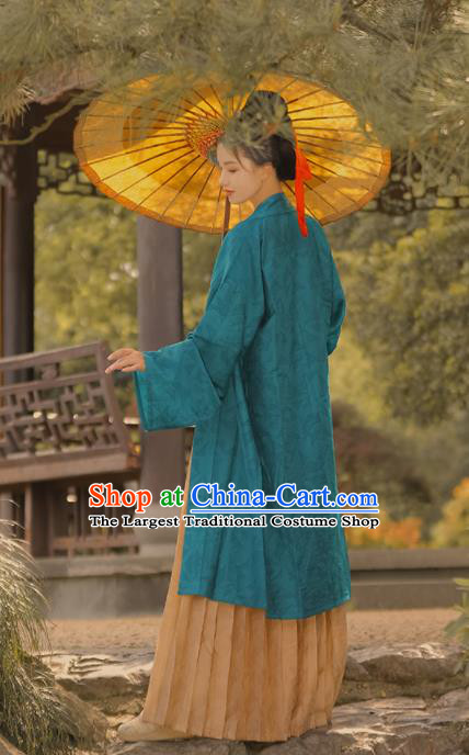 Chinese Ancient Noble Woman Historical Costumes Song Dynasty Young Lady Clothing Traditional Long Beizi Hanfu Dress Complete Set