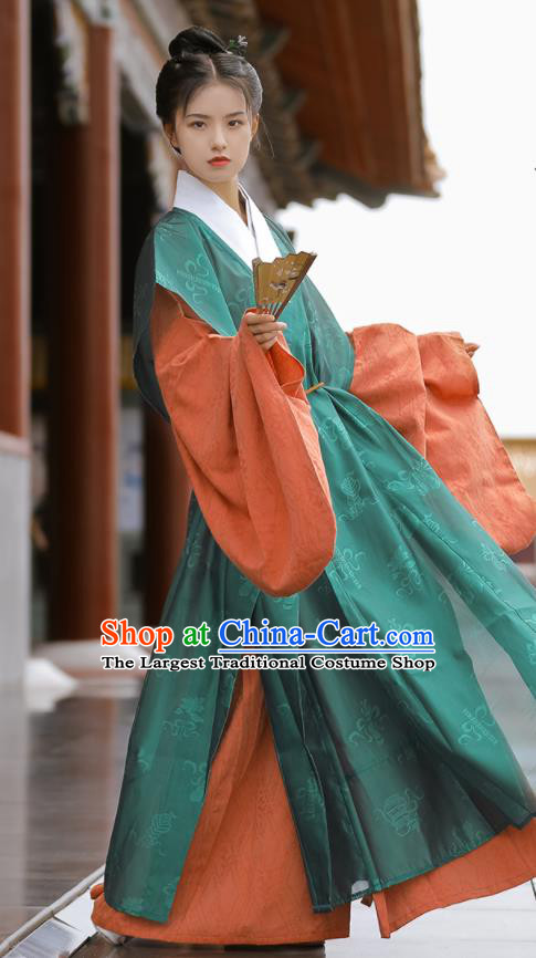 Chinese Ming Dynasty Historical Costumes Traditional Hanfu Clothing Ancient Taoist Nun Garments