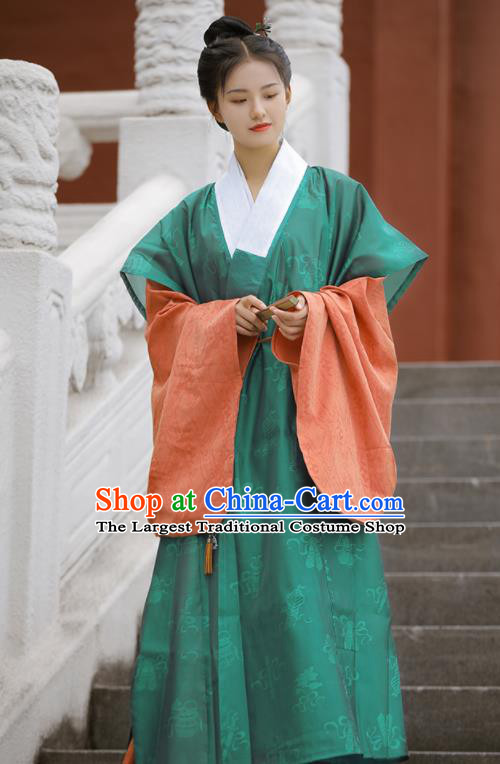 Chinese Ming Dynasty Historical Costumes Traditional Hanfu Clothing Ancient Taoist Nun Garments