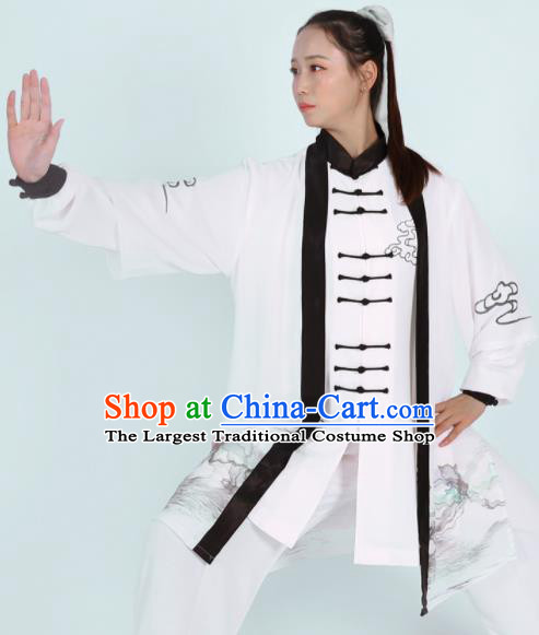 Chinese Tai Chi Performance Outfit Kung Fu Costumes Tai Ji Training Uniform Martial Arts Competition Clothing