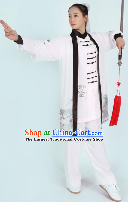Chinese Tai Chi Performance Outfit Kung Fu Costumes Tai Ji Training Uniform Martial Arts Competition Clothing
