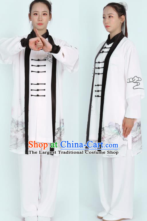 Chinese Tai Chi Performance Outfit Kung Fu Costumes Tai Ji Training Uniform Martial Arts Competition Clothing
