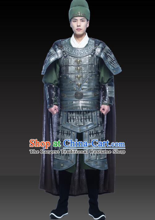 Chinese Ancient General Historical Costumes Three Kingdoms Guan Yu Armor Guan Gong Armour Set
