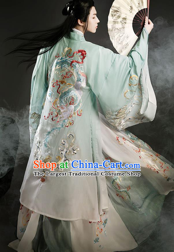 Chinese Jin Dynasty Historical Costumes Ancient Noble Childe Hanfu Clothing