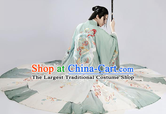 Chinese Jin Dynasty Historical Costumes Ancient Noble Childe Hanfu Clothing