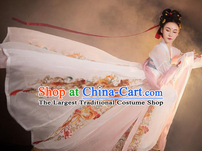 Chinese Tang Dynasty Historical Costumes Ancient Princess Clothing Traditional Ruqun Hanfu Dress