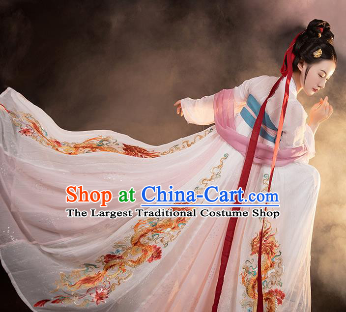 Chinese Tang Dynasty Historical Costumes Ancient Princess Clothing Traditional Ruqun Hanfu Dress