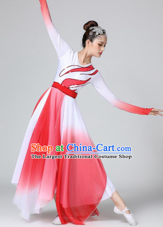 Top Opening Dance Dress Stage Performance Garment Costume Modern Dance Clothing