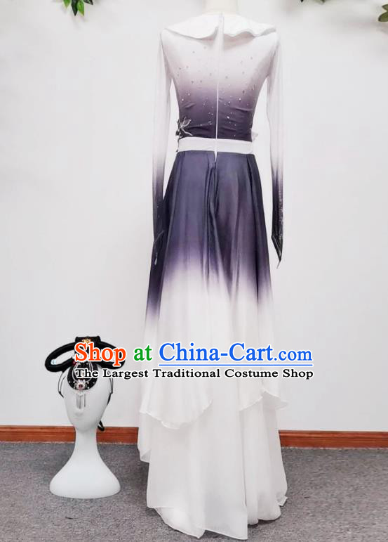 Chinese Classical Dance Outfit Umbrella Dance Garments Women Dance Clothing Stage Performance Costume