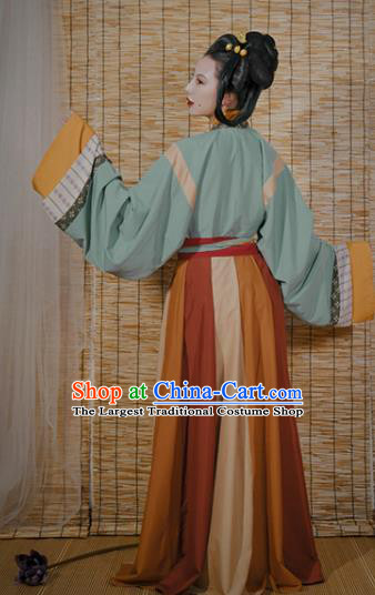 Chinese Traditional Historical Costumes Jin Dynasty Court Woman Clothing Ancient Imperial Consort Hanfu Dress