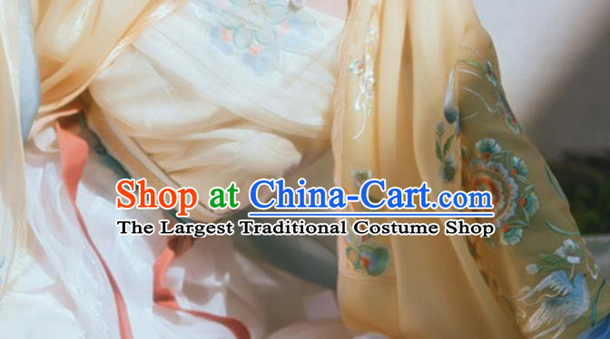 Chinese Traditional Hanfu Clothing Ancient Court Woman Dress Tang Dynasty Imperial Consort Garment Costumes