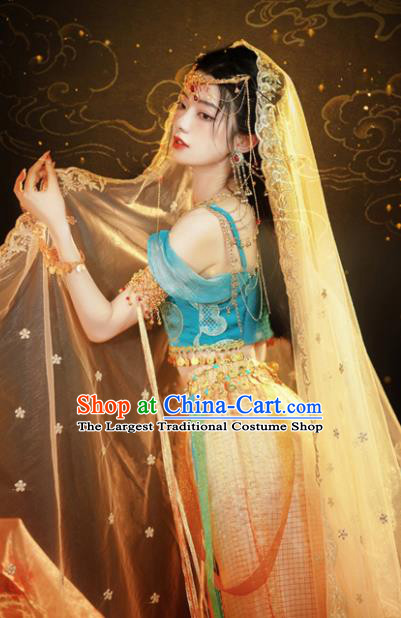 Chinese Ancient Dance Dress Ethnic Princess Costumes Traditional Hanfu Clothing