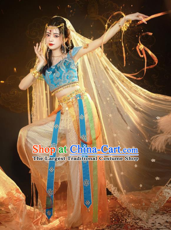 Chinese Ancient Dance Dress Ethnic Princess Costumes Traditional Hanfu Clothing