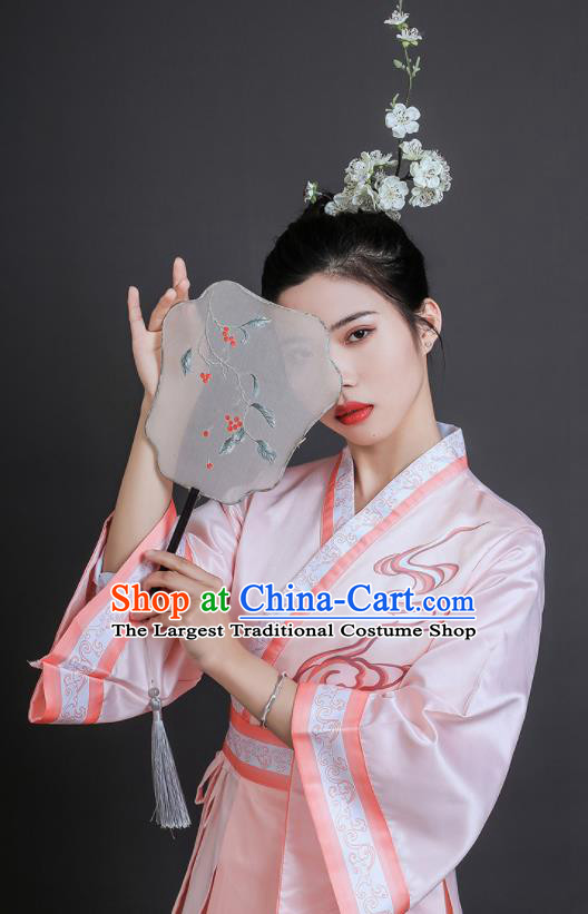 Chinese Ancient Princess Garment Costume Classical Dance Clothing Beauty Dance Pink Dress