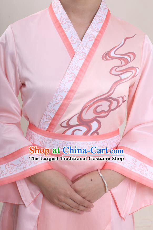 Chinese Ancient Princess Garment Costume Classical Dance Clothing Beauty Dance Pink Dress