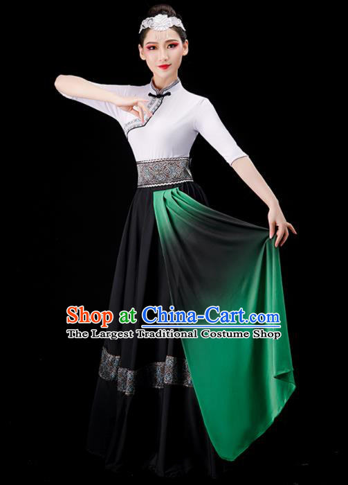 Chinese Stage Performance Dress Mongolian Dance Costume Ethnic Dance Clothing