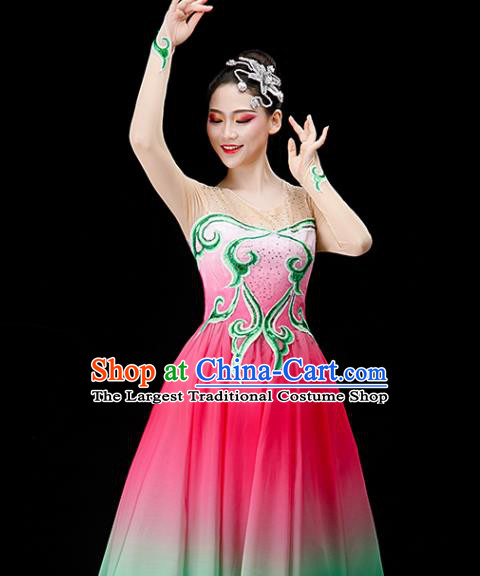 Chinese Lotus Dance Clothing Stage Performance Dress Classical Dance Costume