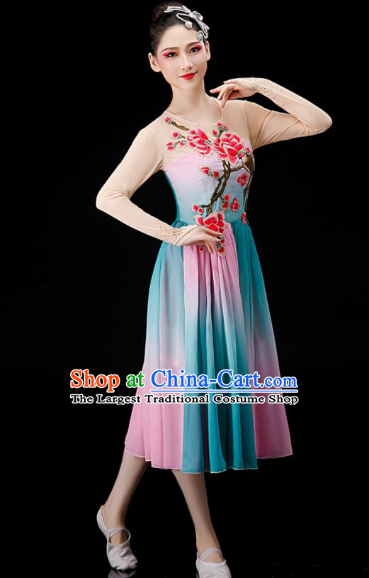 Chinese Modern Dance Costume Opening Dance Clothing Stage Performance Dress