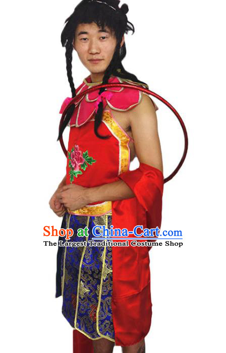 Chinese Journey to the West Garment Costumes Cosplay Ne Zha Outfit Ancient Clothing